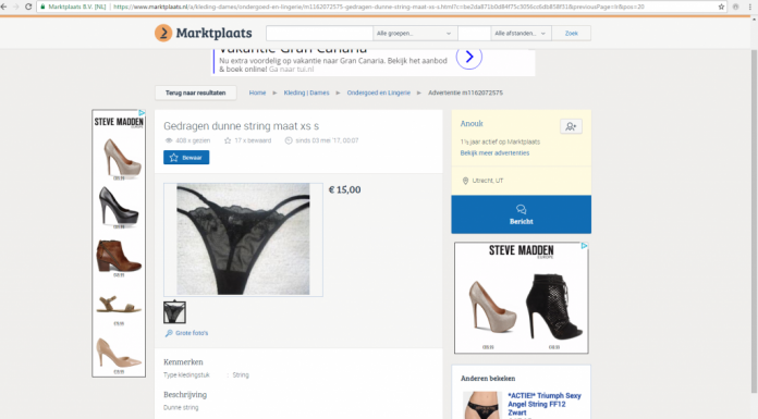 Belangrijk! pas op voor oplichting op marktplaats!