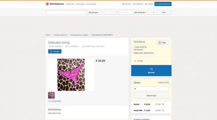 RichelleRox / Michelle Rijks op Marktplaats is een dief – FAKE!