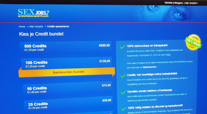 Ik adverteer niet meer op Sexjobs – gedragen slipjes