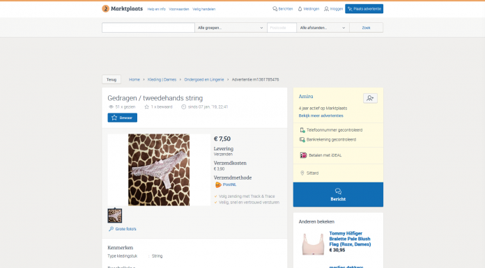 Amira op Marktplaats is een dief – FAKE!