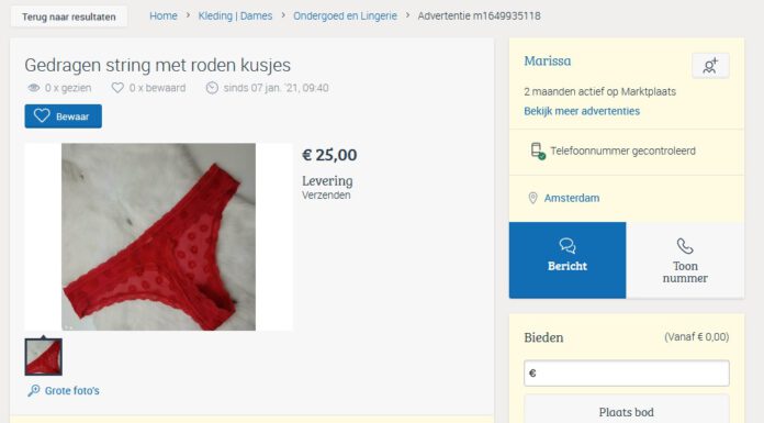Marissa op Marktplaats is een dief – FAKE!